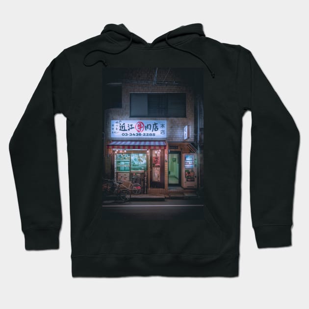 Neo Tokyo - Small Izakaya in the back street of Tokyo Hoodie by TokyoLuv